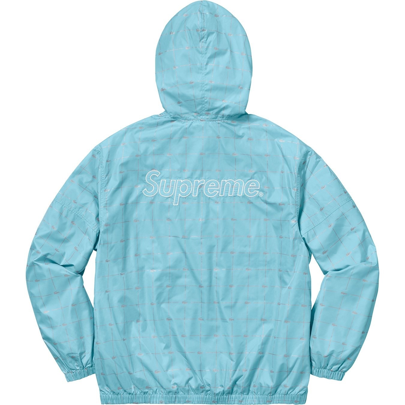 Supreme®/LACOSTE Reflective Grid Nylon Anorak view 13